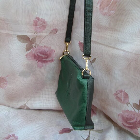 NWT 2 Tone Faux Leather Bag by D. Kelly Japan (made in China) - Picture 7 of 13